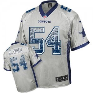 Jerseys Factory Cheap Nike Cowboys #54 Randy White Grey Men's St