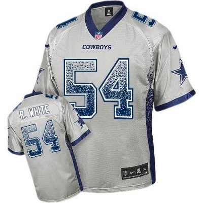 Jerseys Factory Cheap Nike Cowboys #54 Randy White Grey Men's St