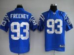 Jerseys Factory Cheap Colts #93 Dwight Freeney Blue Stitched NFL