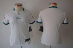 Jerseys Factory Cheap Nike Dolphins Blank White Women's Embroide