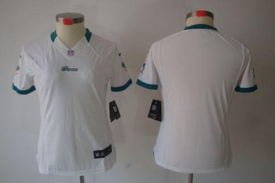 Jerseys Factory Cheap Nike Dolphins Blank White Women's Embroide