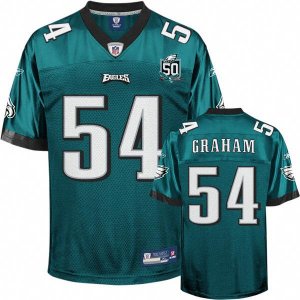 Jerseys Factory Cheap Eagles #54 Brandon Graham Green Stitched W