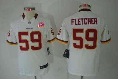 Jerseys Factory Cheap Nike Redskins #59 London Fletcher White Wi