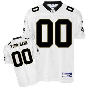 Jerseys Factory Cheap Saints Personalized Authentic White NFL Je