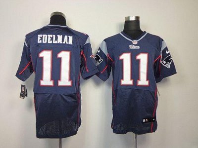 Jerseys Factory Cheap Nike Patriots #11 Julian Edelman Navy Blue