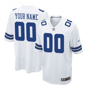 Jerseys Factory Cheap Nike Dallas Cowboys Customized White Embro