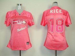 Jerseys Factory Cheap Seahawks #18 Sidney Rice Pink 2011 Women's
