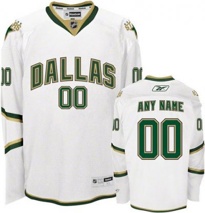Jerseys Factory Cheap Stars Personalized Authentic White NHL Jer