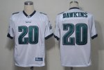 Jerseys Factory Cheap Eagles #20 Brian Dawkins White Stitched NF