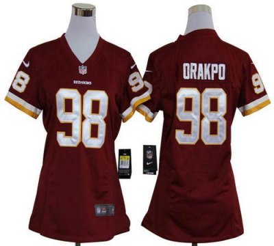 Jerseys Factory Cheap Nike Redskins #98 Brian Orakpo Burgundy Re