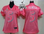 Jerseys Factory Cheap Nike Ravens #5 Joe Flacco Pink Sweetheart