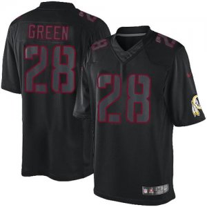Jerseys Factory Cheap Nike Redskins #28 Darrell Green Black Men'