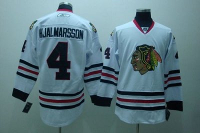 Jerseys Factory Cheap Blackhawks #4 Nikals Hjalmarsson Embroider