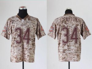 Jerseys Factory Cheap Nike Bears #34 Walter Payton Camo USMC Men