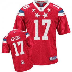 Jerseys Factory Cheap Chargers #17 Philip Rivers 2011 Red Pro Bo