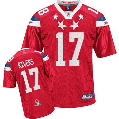 Jerseys Factory Cheap Chargers #17 Philip Rivers 2011 Red Pro Bo