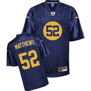 Jerseys Factory Cheap Nike Packers #52 Clay Matthews Navy Blue S