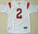 Jerseys Factory Cheap Trojans #2 Robert Woods White Embroidered