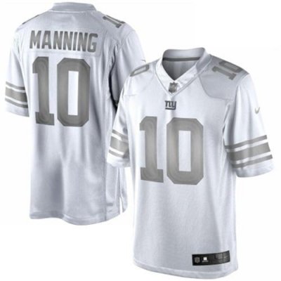 Jerseys Factory Cheap Nike Giants #10 Eli Manning White Men's St