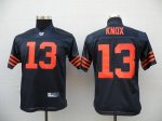Jerseys Factory Cheap Bears #13 Johnny Knox Blue/Orange 1940s Th