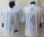 Jerseys Factory Cheap Nike Raiders #4 Derek Carr White Men's Sti