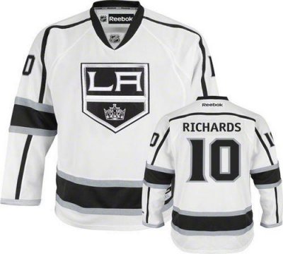 Jerseys Factory Cheap Kings #10 Mike Richards White Road Embroid