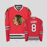 Jerseys Factory Cheap Blackhawks #8 Nick Leddy Embroidered Red N