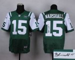 Jerseys Factory Cheap Nike Jets #15 Brandon Marshall Green Team