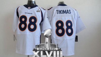 Jerseys Factory Cheap Nike Broncos #88 Demaryius Thomas White Su