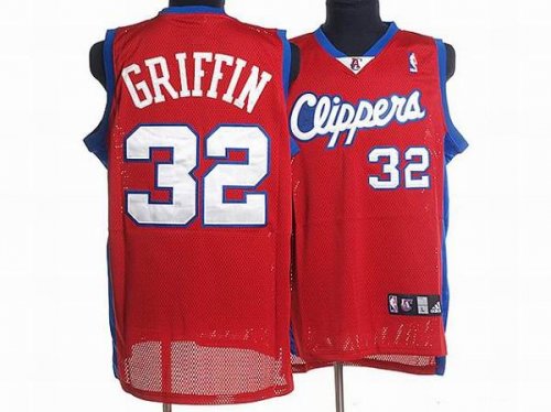 Jerseys Factory Cheap Clippers #32 Blake Griffin Embroidered Red
