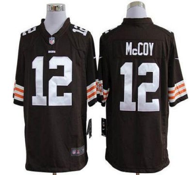 Jerseys Factory Cheap Nike Browns #12 Colt McCoy Brown Team Colo