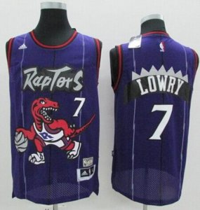 Jerseys Factory Cheap Raptors #7 Kyle Lowry Purple Hardwood Clas