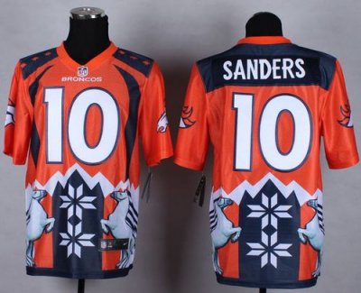 Jerseys Factory Cheap Nike Broncos #10 Emmanuel Sanders Orange M
