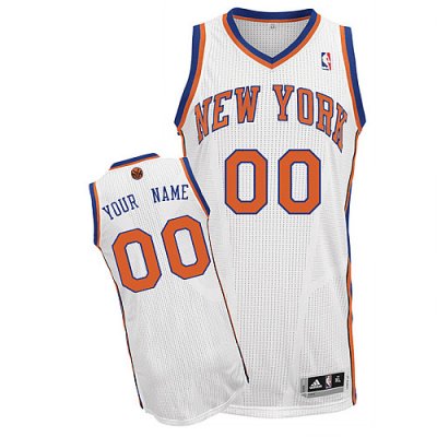 Jerseys Factory Cheap Knicks Personalized Authentic White NBA Je
