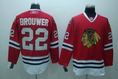 Jerseys Factory Cheap Blackhawks #22 Troy Brouwer Embroidered Re
