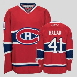 Jerseys Factory Cheap Canadiens #41 Jaroslav Halak Embroidered R
