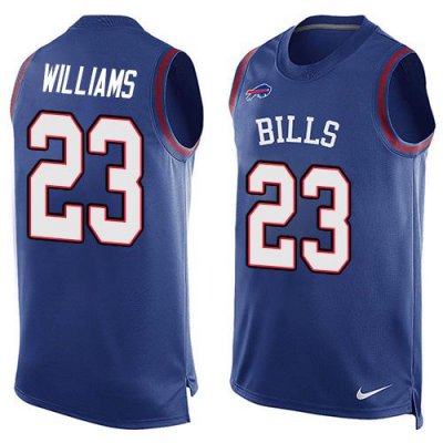 Jerseys Factory Cheap Nike Bills #23 Aaron Williams Royal Blue T