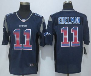 Jerseys Factory Cheap Nike Patriots #11 Julian Edelman Navy Blue
