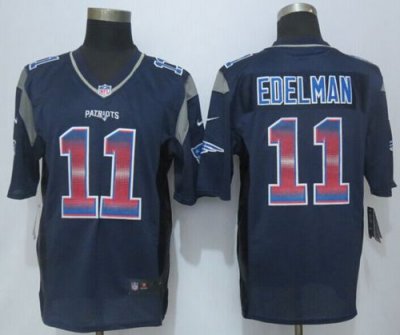 Jerseys Factory Cheap Nike Patriots #11 Julian Edelman Navy Blue
