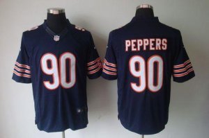 Jerseys Factory Cheap Nike Bears #90 Julius Peppers Navy Blue Te