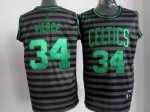 Jerseys Factory Cheap Celtics #34 Paul Pierce Black/Grey Groove