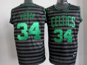 Jerseys Factory Cheap Celtics #34 Paul Pierce Black/Grey Groove
