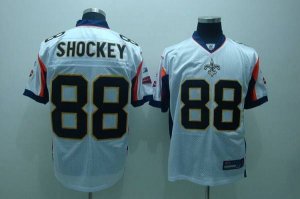 Jerseys Factory Cheap Saints #88 Jeremy Shockey White With New S