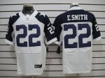 Jerseys Factory Cheap Nike Cowboys #22 Emmitt Smith White Thanks