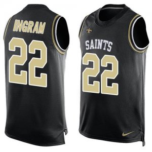 Jerseys Factory Cheap Nike Saints #22 Mark Ingram Black Team Col