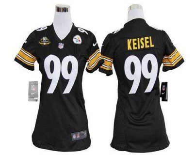 Jerseys Factory Cheap Nike Steelers #99 Brett Keisel Black Team
