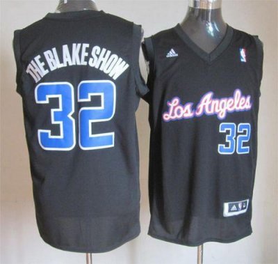 Jerseys Factory Cheap Clippers #32 Blake Griffin Black With Blak
