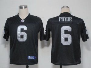 Jerseys Factory Cheap Raiders #6 Terrelee Pryor Black Stitched N