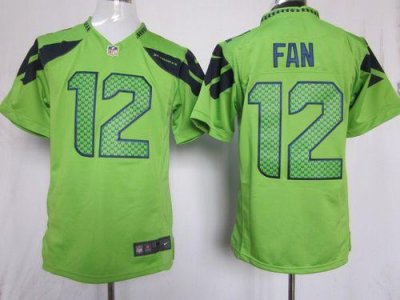 Jerseys Factory Cheap Nike Seahawks #12 Fan Green Alternate Men'