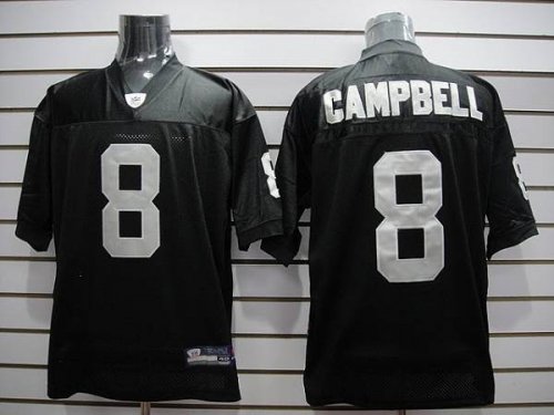 Jerseys Factory Cheap Raiders Jason Campbell #8 Stitched Black N